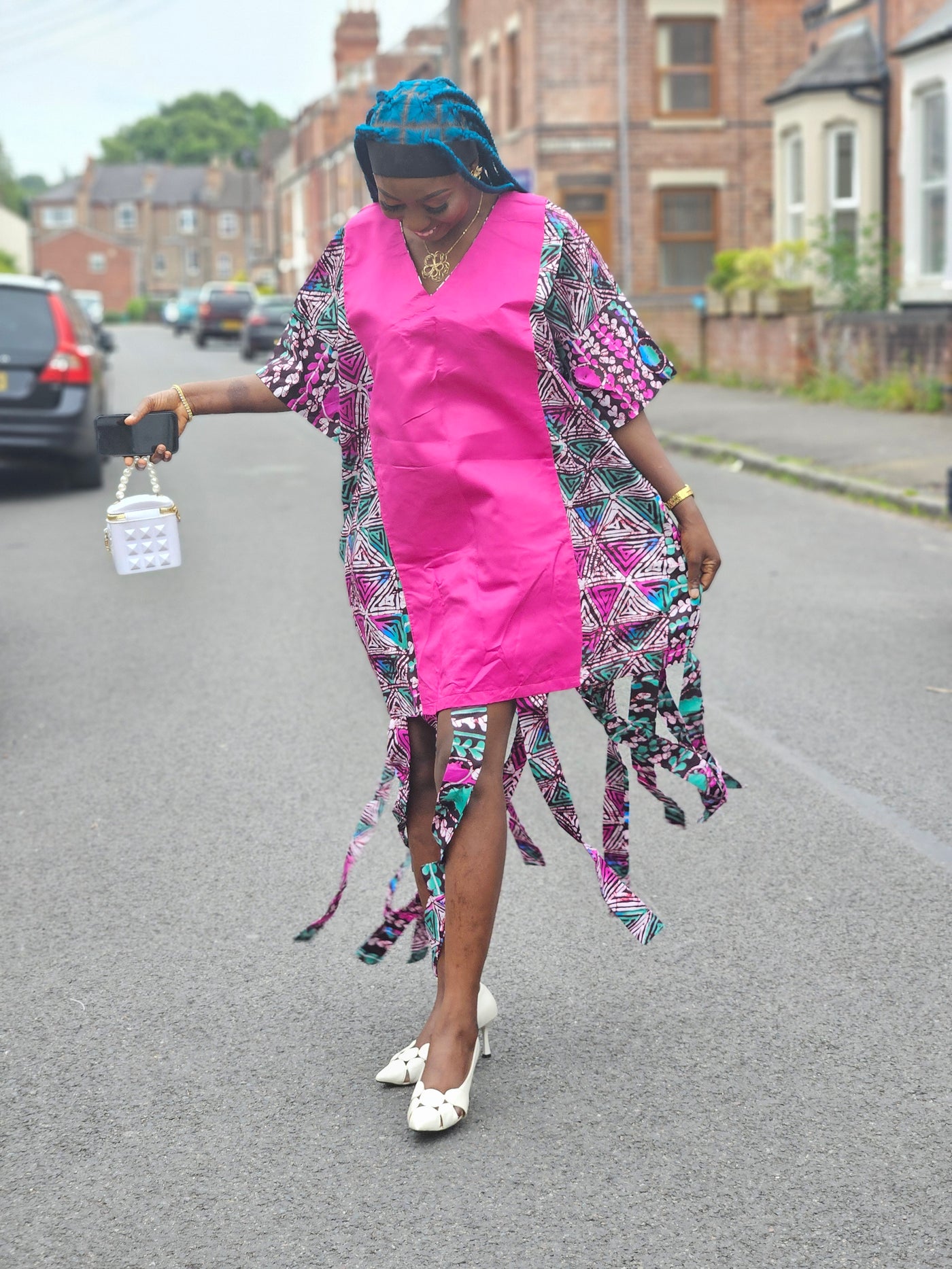 ARA AFRICAN PRINT BUBU (PINK)