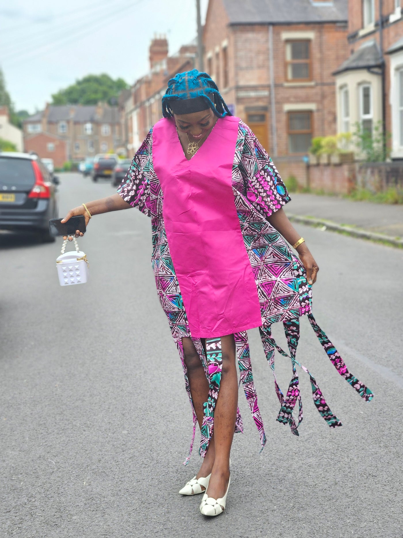 ARA AFRICAN PRINT BUBU (PINK)