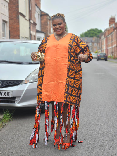 ARA AFRICAN PRINT BUBU (ORANGE)