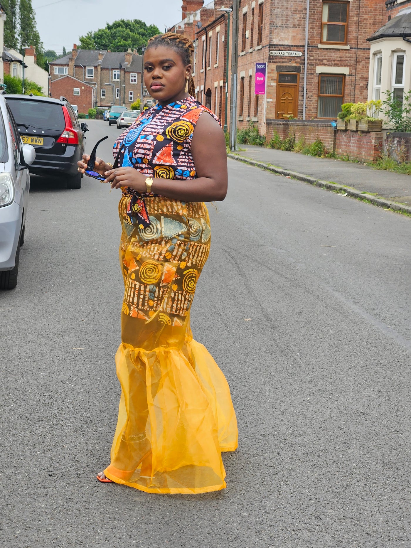 ADUNBI AFRICAN PRINT JUMPSUIT (YELLOW)