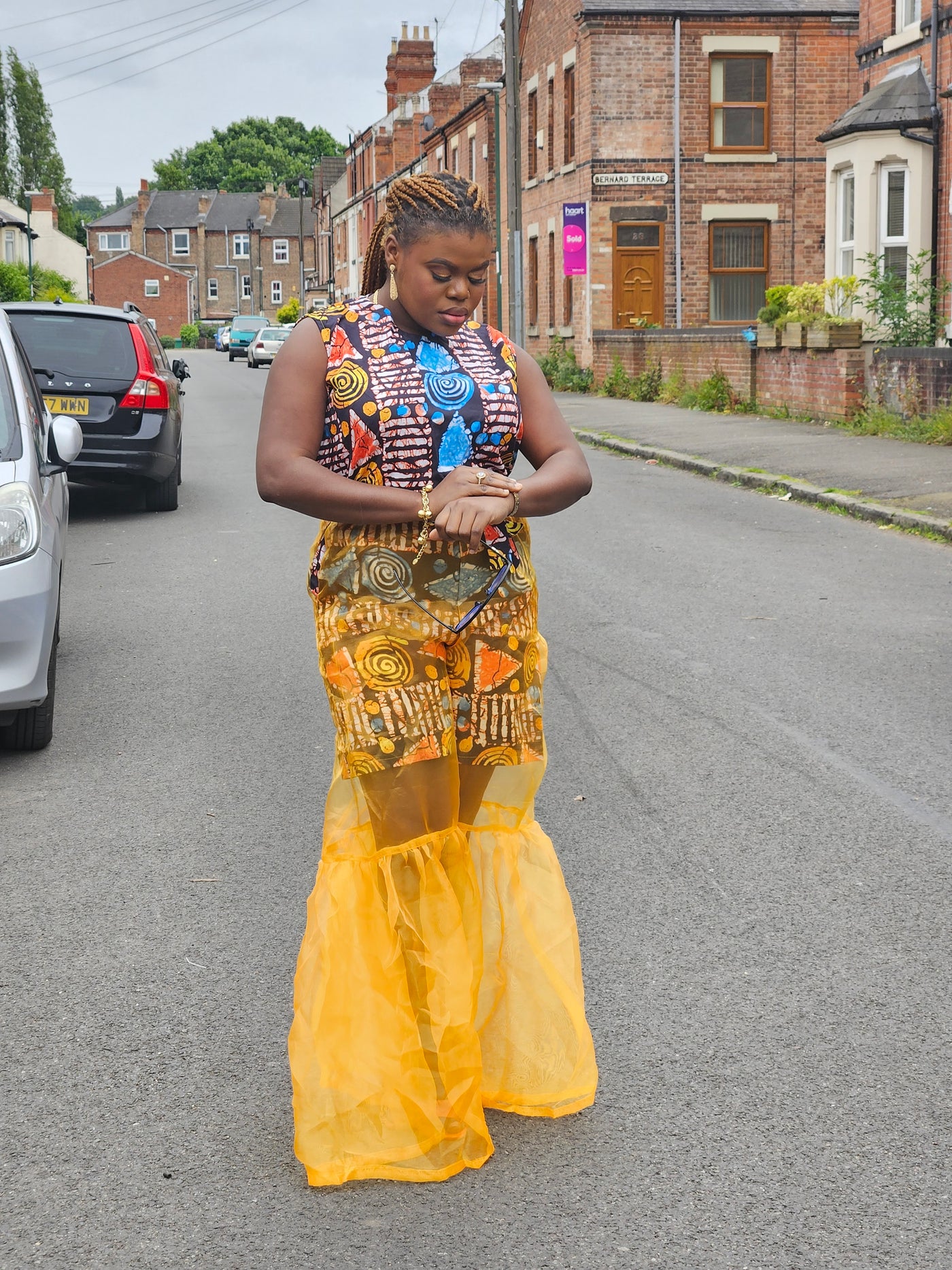 ADUNBI AFRICAN PRINT JUMPSUIT (YELLOW)