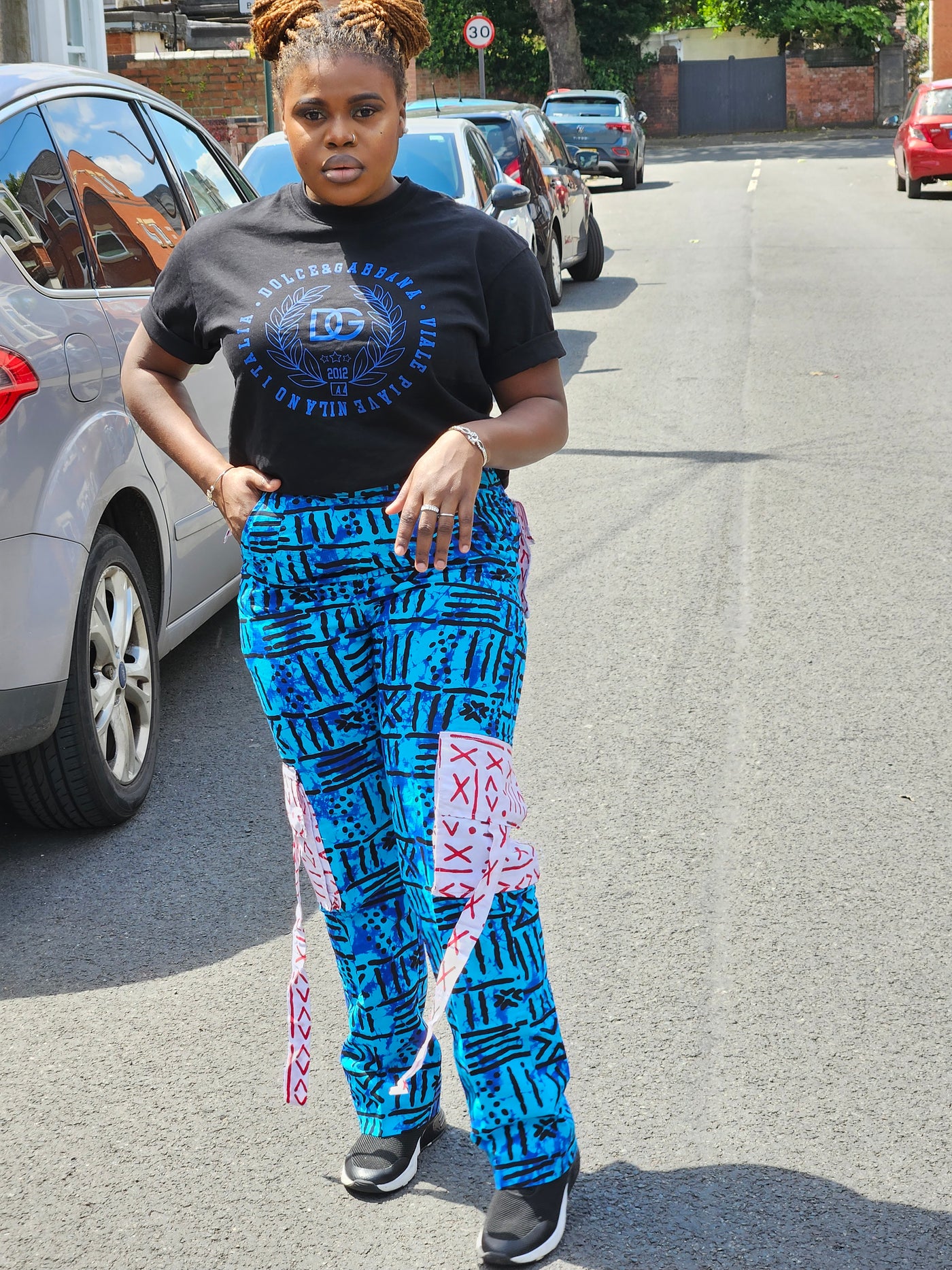 JOYCE STYLISH AFRICAN PRINT TROUSER