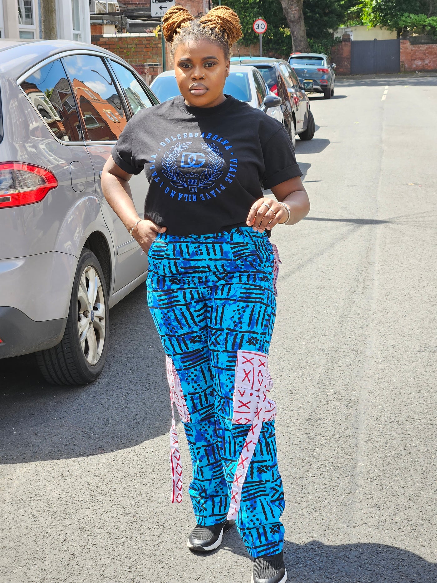 JOYCE STYLISH AFRICAN PRINT TROUSER