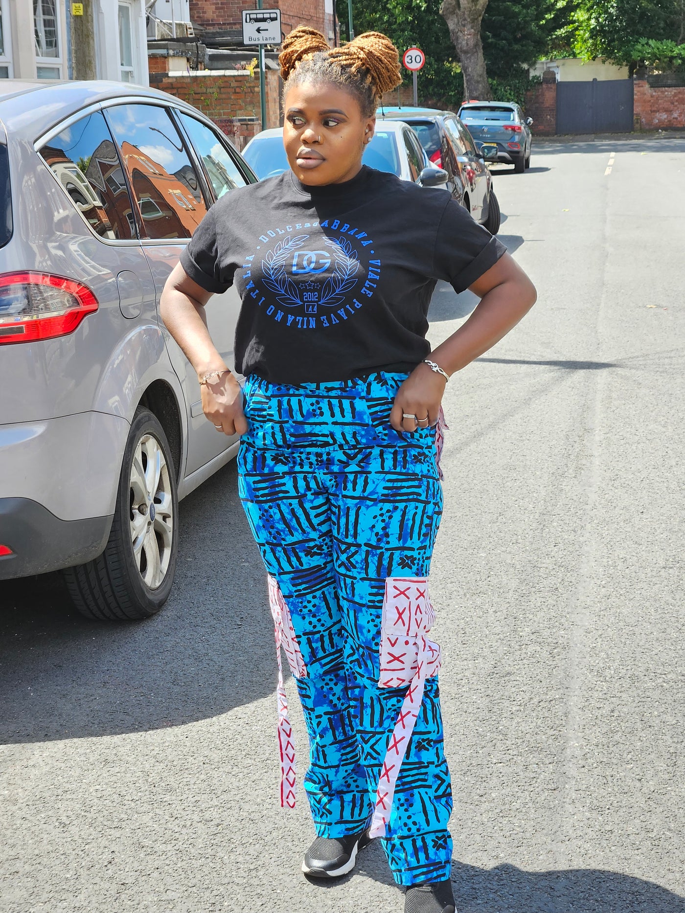 JOYCE STYLISH AFRICAN PRINT TROUSER