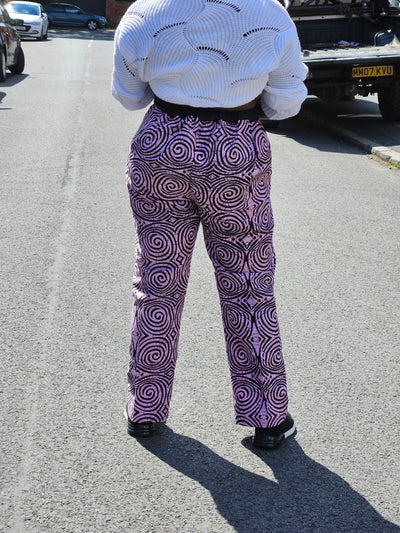 FOLAPE AFRICAN PRINT TROUSER