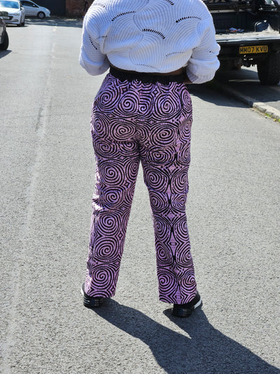 FOLAPE AFRICAN PRINT TROUSER