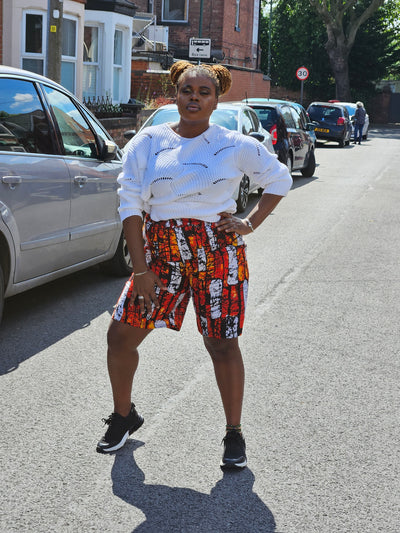 TOMIKE AFRICAN PRINT SHORT