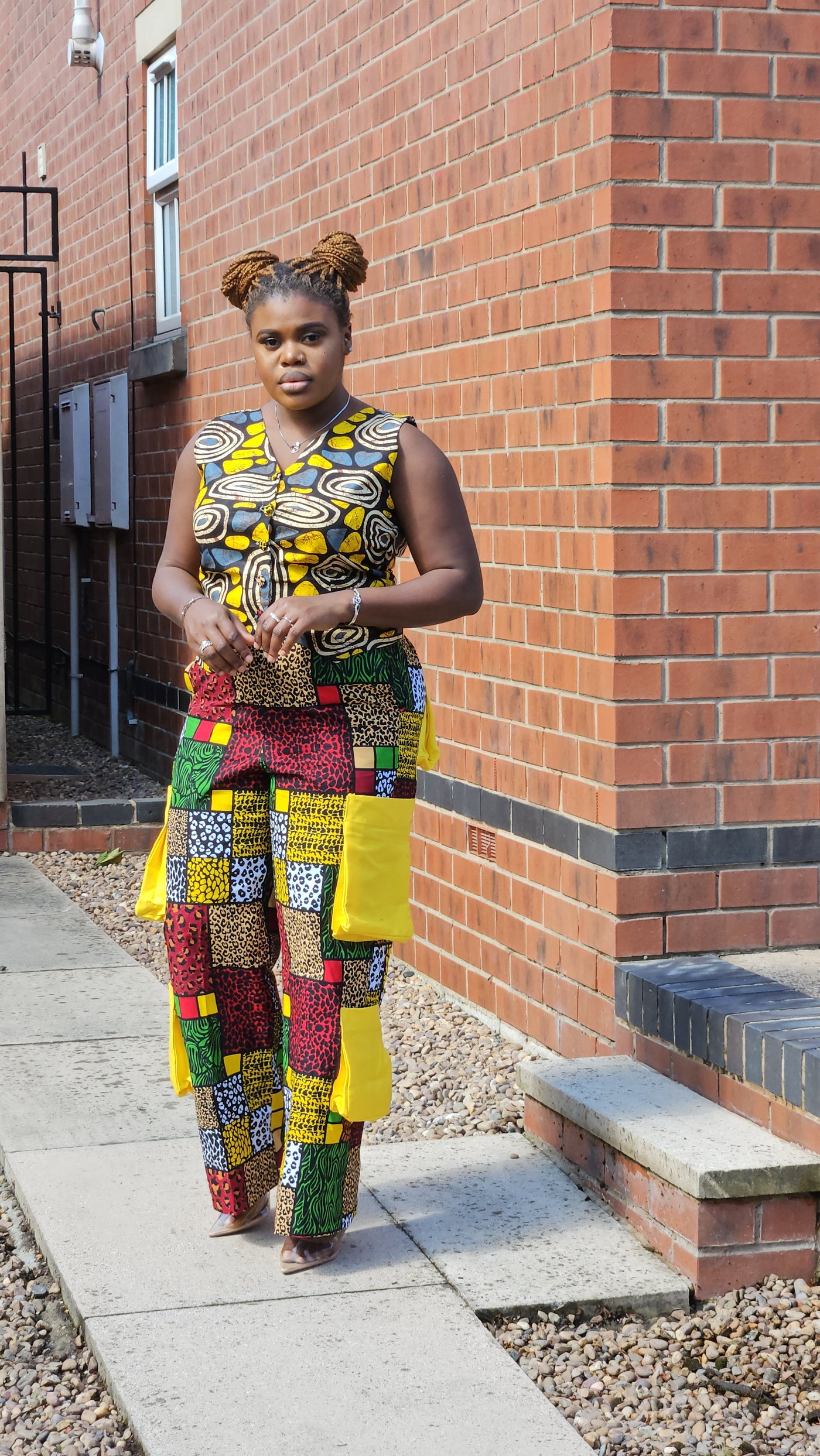 KIEKIE CLASSY 2 PIECE AFRICAN PRINTTROUSER SET