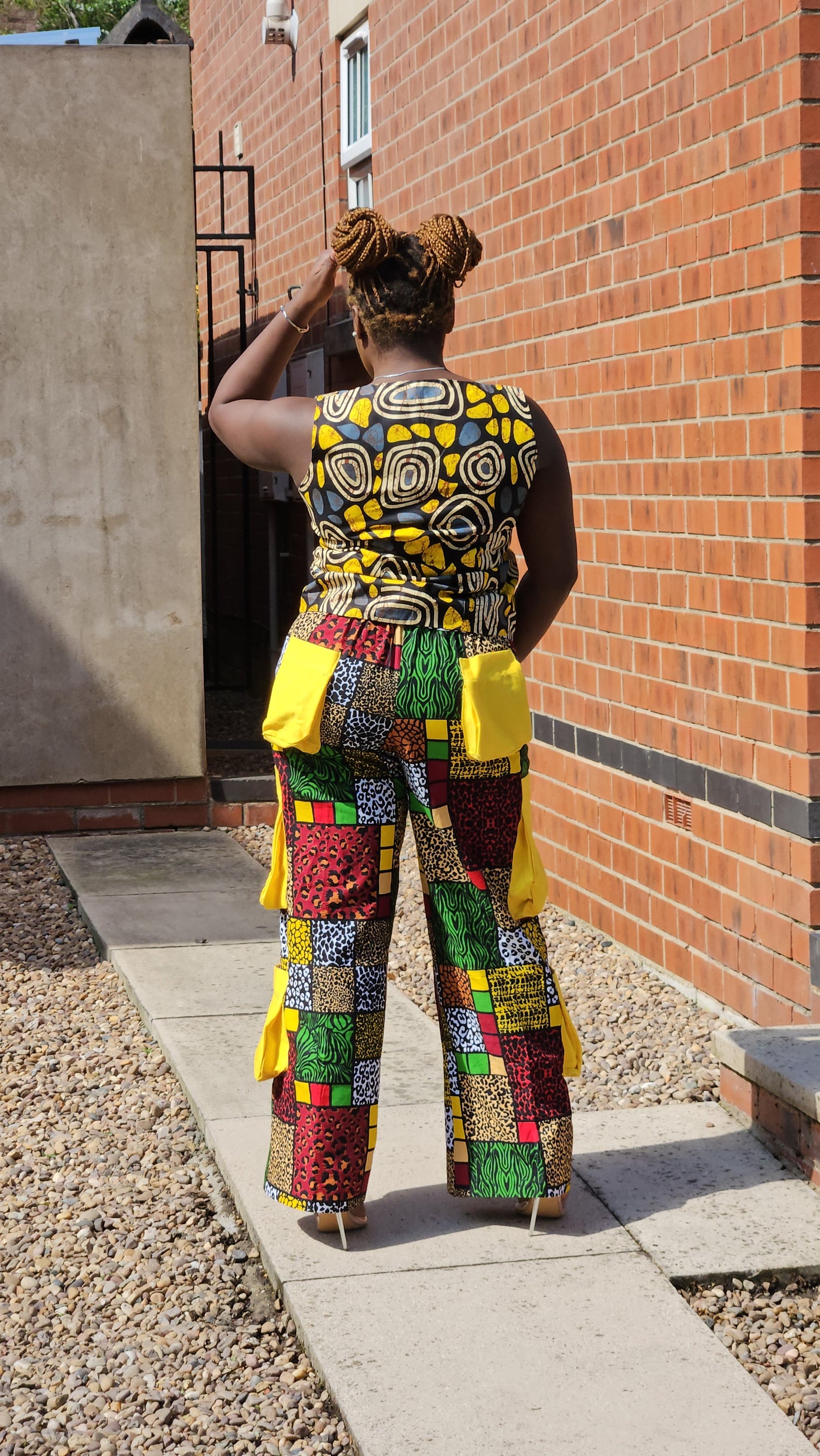 KIEKIE CLASSY 2 PIECE AFRICAN PRINTTROUSER SET