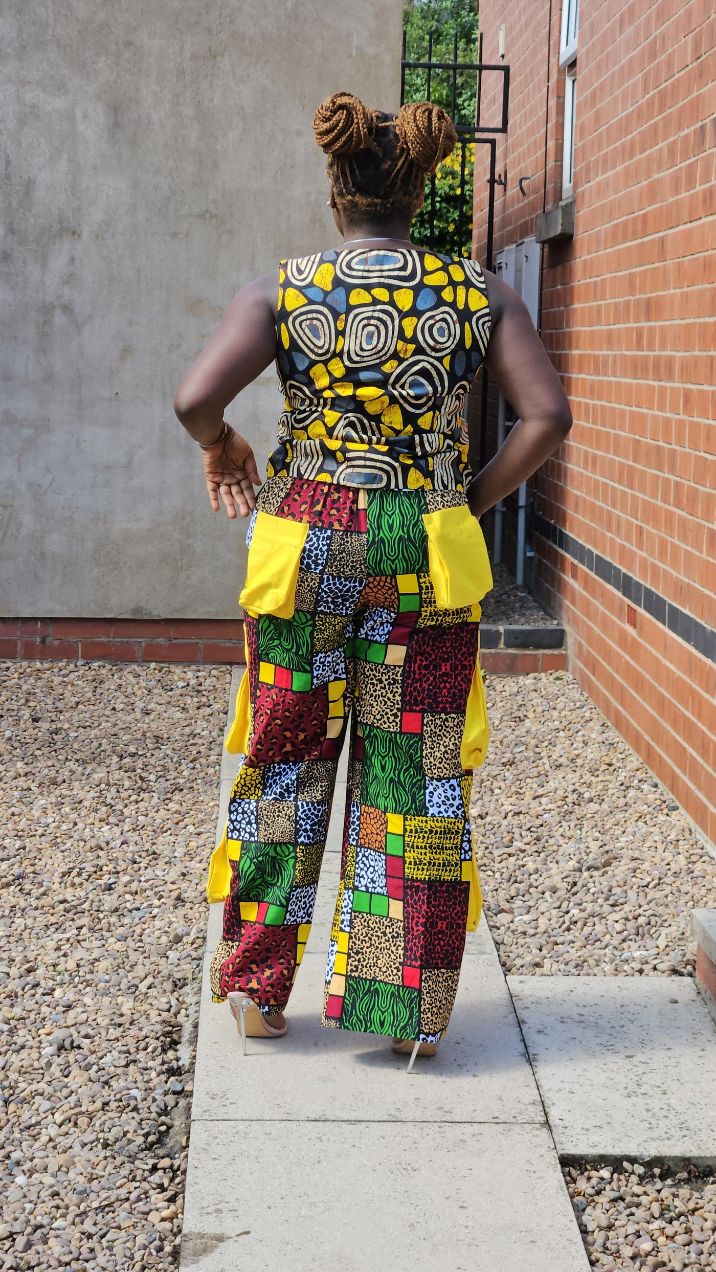 KIEKIE CLASSY 2 PIECE AFRICAN PRINTTROUSER SET