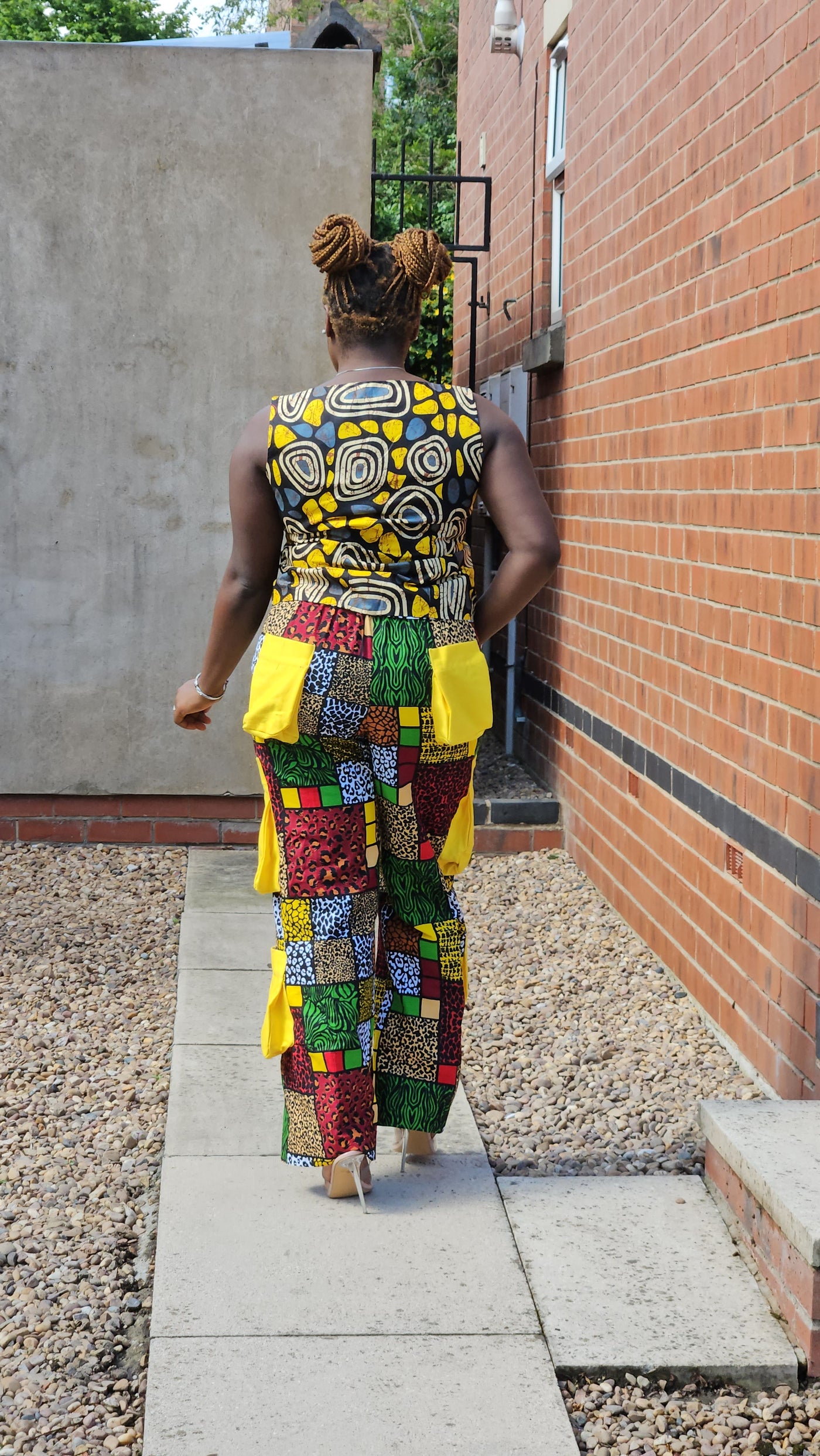 KIEKIE CLASSY 2 PIECE AFRICAN PRINTTROUSER SET