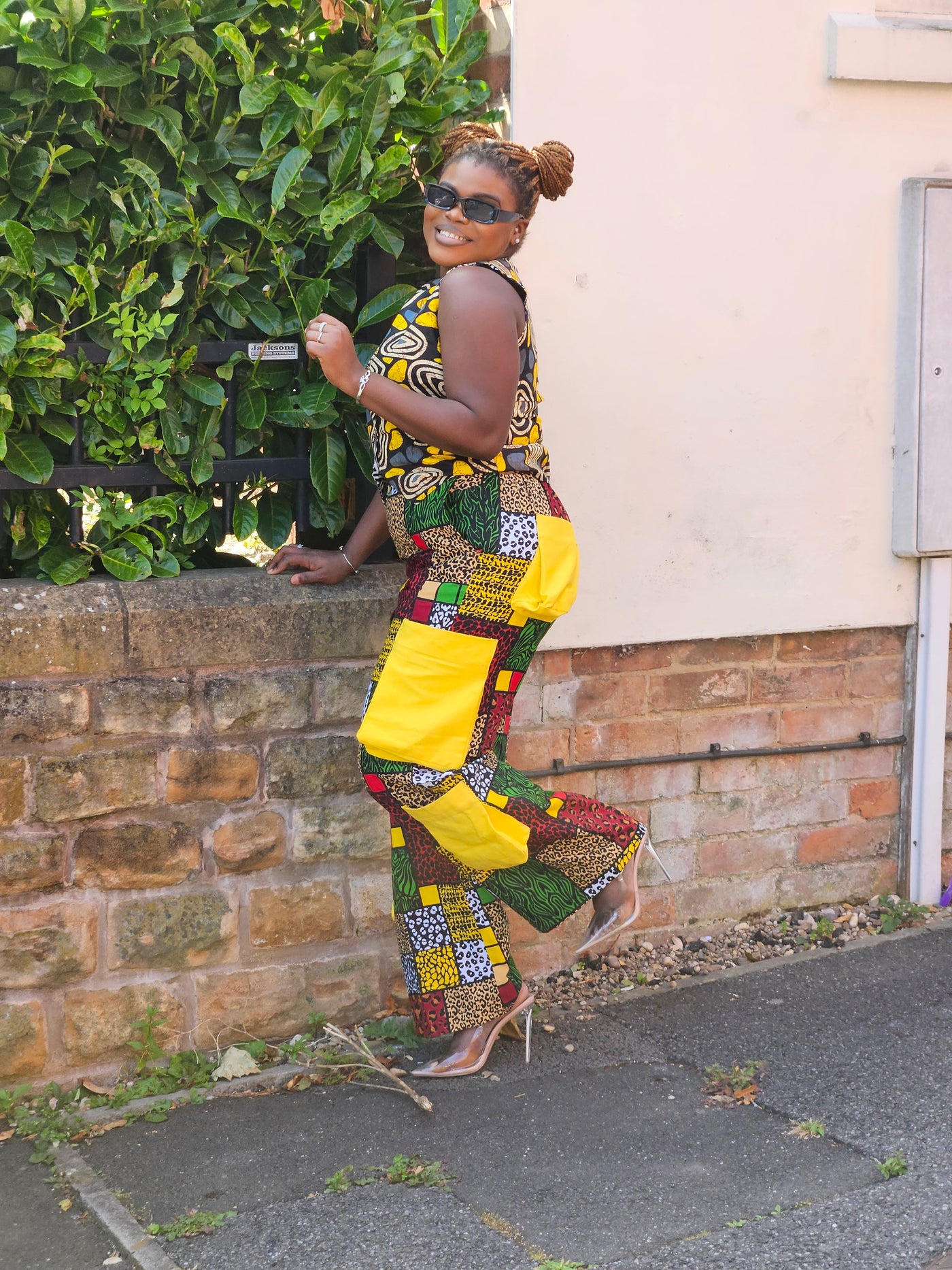 KIEKIE CLASSY 2 PIECE AFRICAN PRINTTROUSER SET