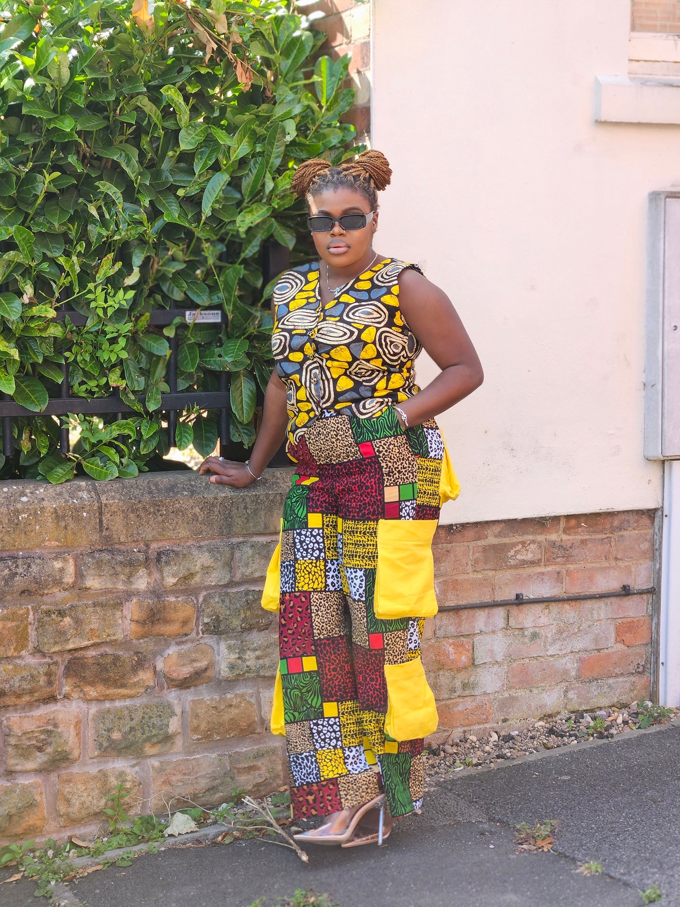 KIEKIE CLASSY 2 PIECE AFRICAN PRINTTROUSER SET