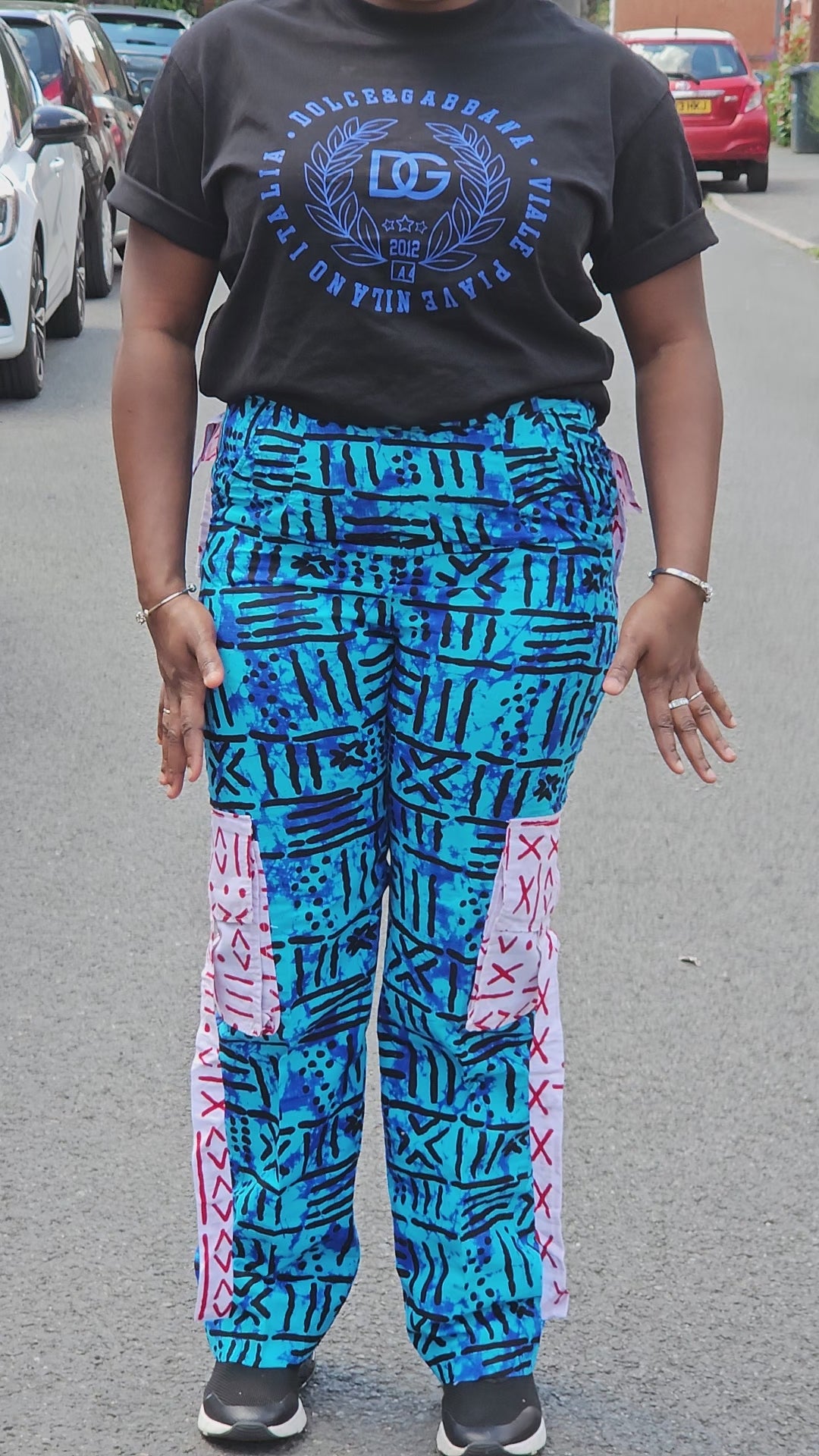 JOYCE STYLISH AFRICAN PRINT TROUSER